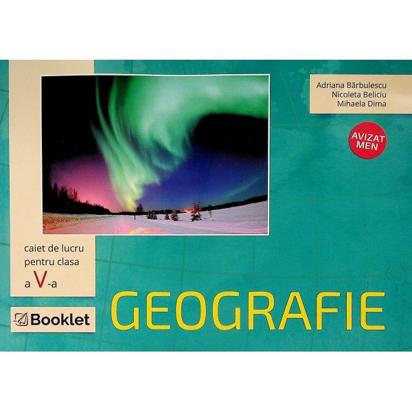 Geografie - Caiet de lucru, clasa a V-a