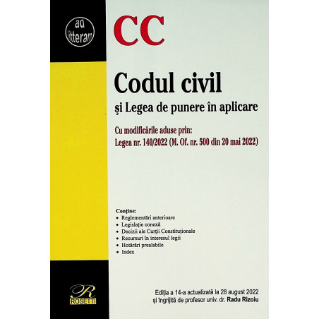 Codul civil si Legea de...
