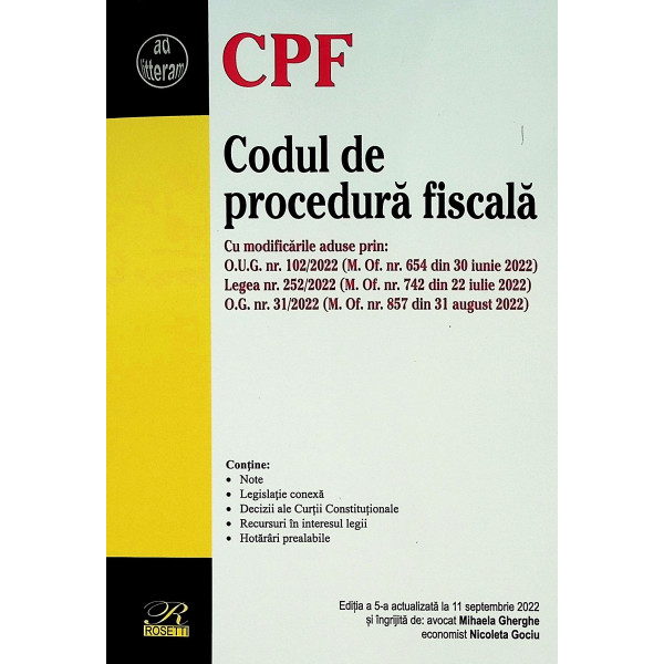 Codul de procedura fiscala