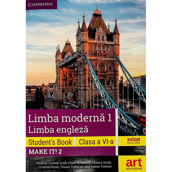 Limba engleza. Limba moderna 1. Students Book, clasa a VI-a, contine 3 CD