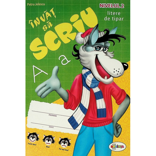 Invat sa scriu. Litere de tipar