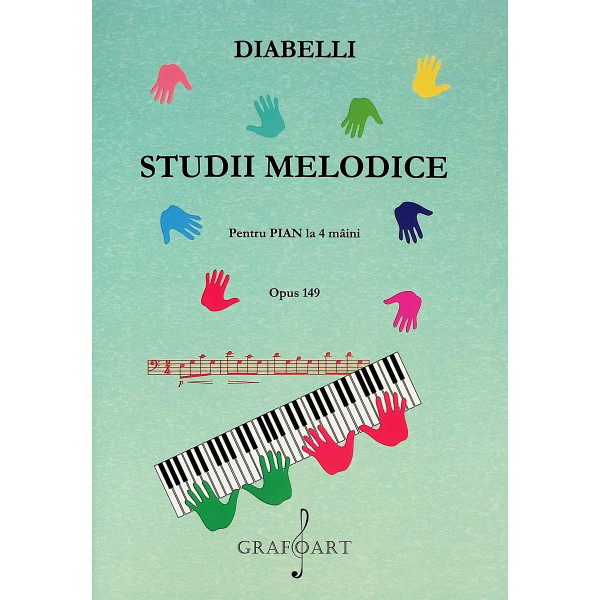 Studii melodice. Pentru pian la 4 maini, opus 149