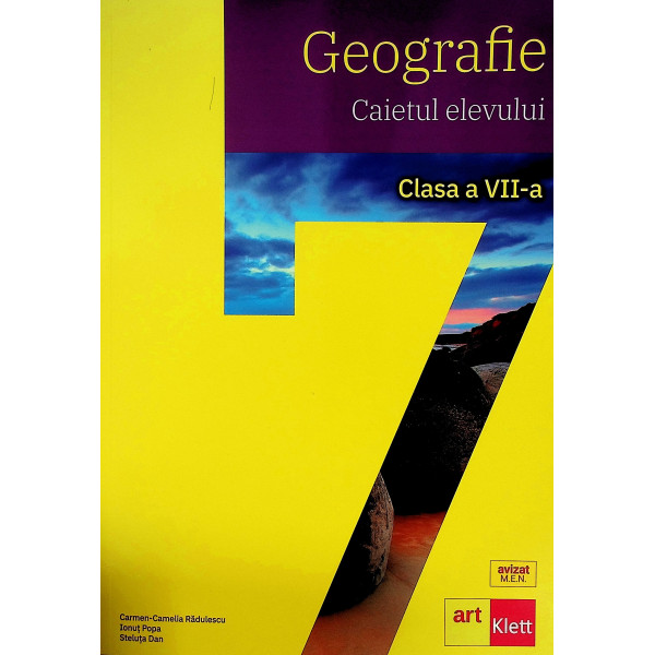 Geografie, clasa a VII-a. Caietul elevului