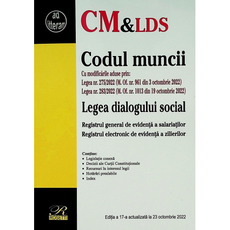 Codul muncii. Legea...