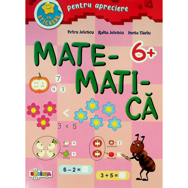 Matematica 6+ cu stickere pentru apreciere