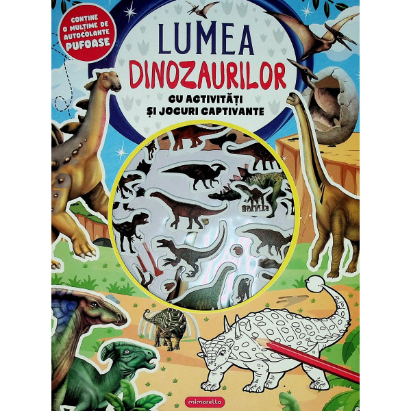 Lumea dinozaurilor cu activitati si jocuri captivante