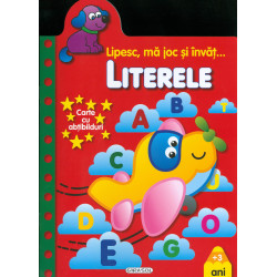 Literele: carte cu abtibilduri