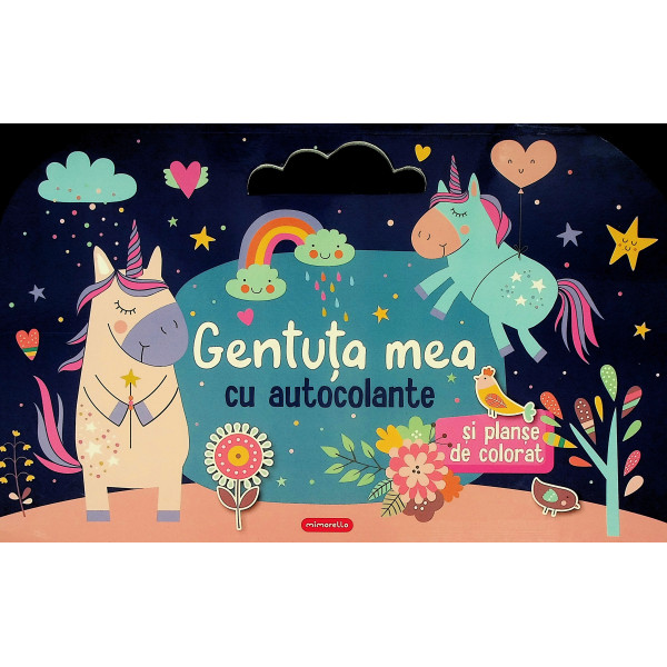 Gentuta mea cu autocolante si planse de colorat