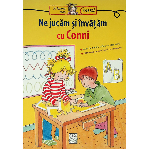 Prietena mea Conni. Ne jucam si invatam cu Conni