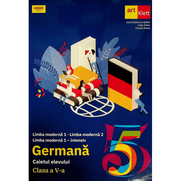 Limba moderna 1 - Limba moderna 2 - Limba moderna 1-intensiv. Germana, caietul elevului, clasa a V-a