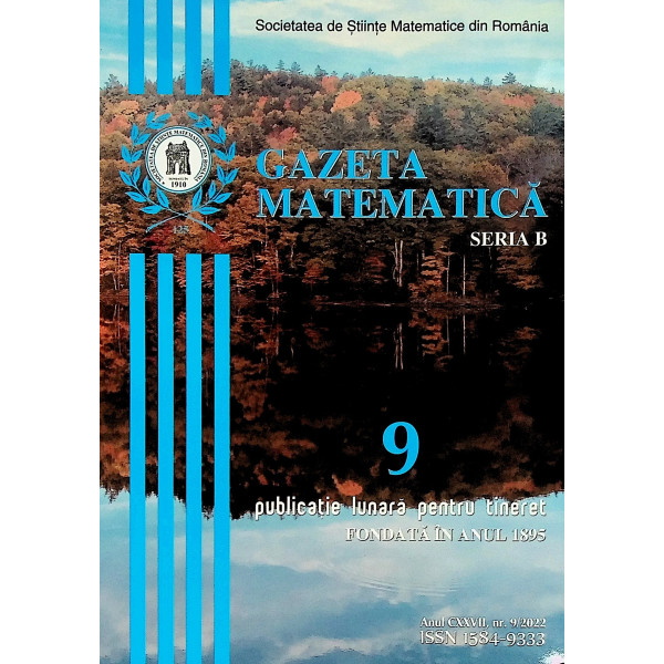 Gazeta matematica, nr.9/2022