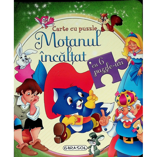 Motanul incaltat. Carte cu puzzle