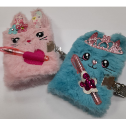 Mini jurnal cu lacat,  plusat