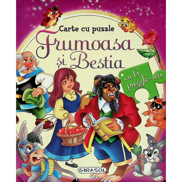 Frumoasa si Bestia. Carte cu puzzle