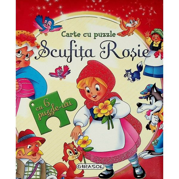 Scufita Rosie. Carte cu puzzle
