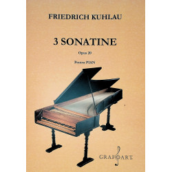 3 Sonatine, opus 20 pentru...