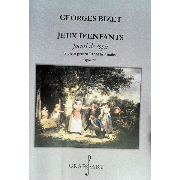 Jeux denfants. jocuri de copii. 12 piese pentru pian la 4 maini, Opus 22