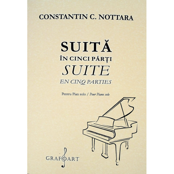 Suita in cinci parti. Pentru pian solo. Editie bilingva