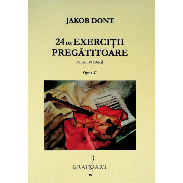 24 de exercitii pregatitoare, opus 37. Pentru vioara