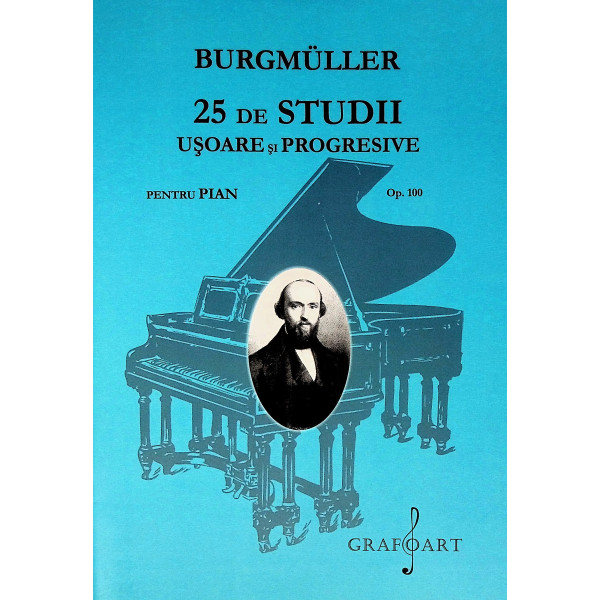 25 de studii usoare si progresive, op. 100. Pentru pian