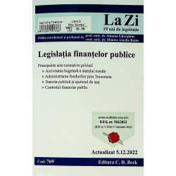 Legislatia finantelor publice