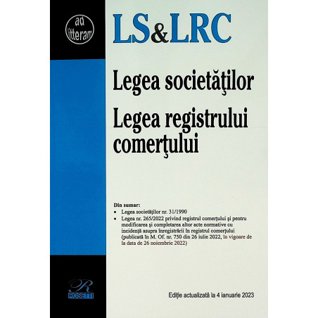 Legea societatilor. Legea...
