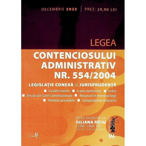 Legea contenciosului administrativ nr. 554/2004