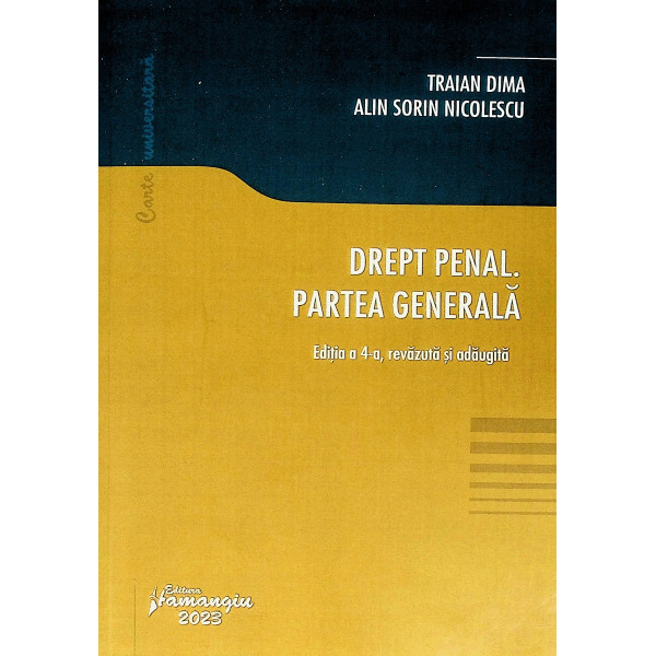 Drept penal. Partea generala