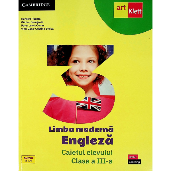 Limba moderna engleza, clasa a III-a - Caietul elevului cu CD