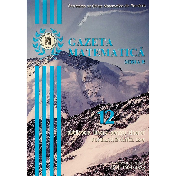 Gazeta matematica, nr. 12/2022