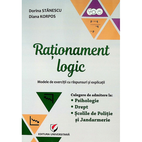 Rationament logic. Modele de exercitii cu raspunsuri si explicatii. Culegere de admitere la: psihologie, drept, scolile de polit
