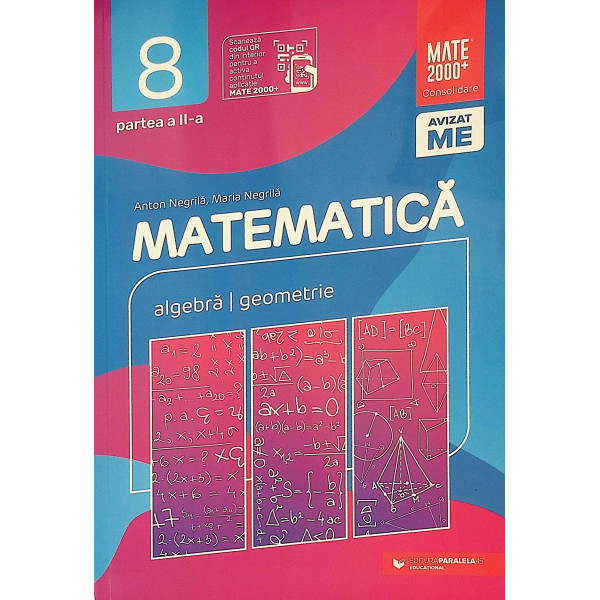 Matematica, clasa a VIII-a, partea a II-a - Algebra, geometrie