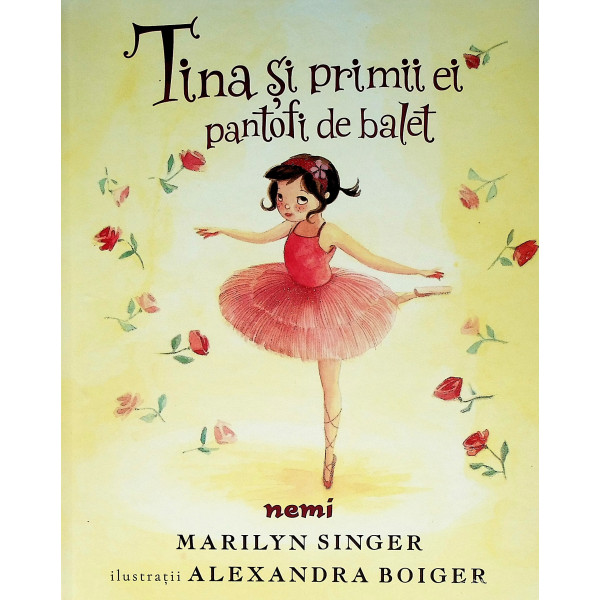 Tina si primii ei pantofi de balet