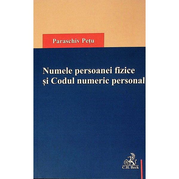 Numele persoanei fizice si Codul numeric personal