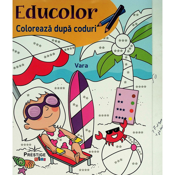 Educolor - Vara. Coloreaza dupa coduri