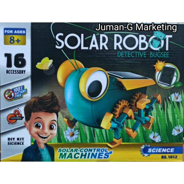 Set constructie robot solar cu 16 accesorii - Gandacel