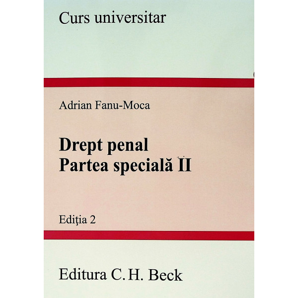 Drept penal. Partea speciala II
