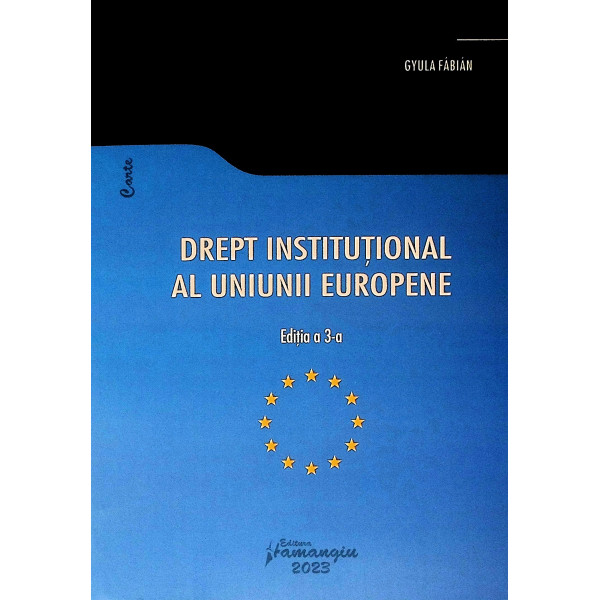 Drept instituional al Uniunii Europene