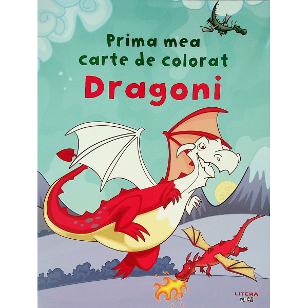 Dragoni. Prima mea carte de colorat