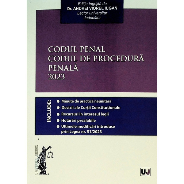 Codul penal. Codul de procedura penala