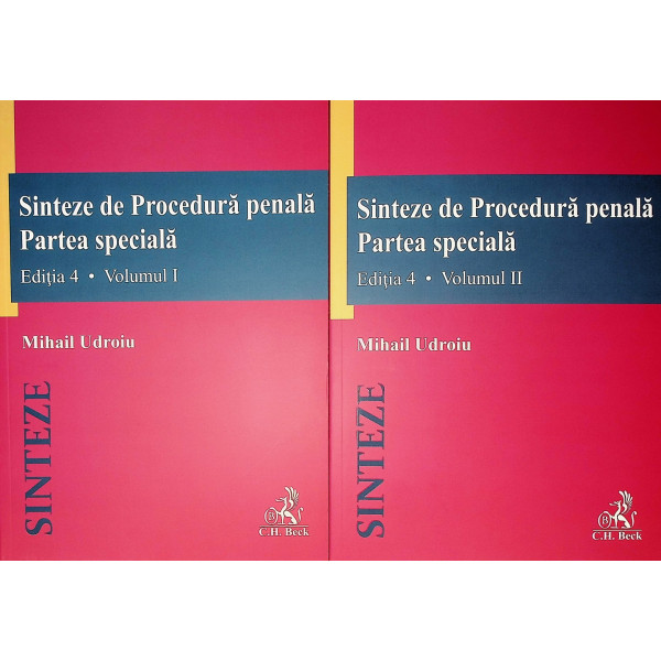 Sinteze de Procedura penala, vol. I-II. Partea speciala