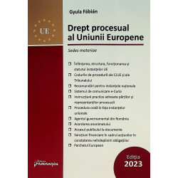 Drept procesual al Uniunii...