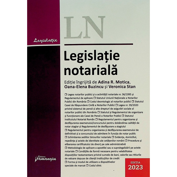 Legislatie notariala