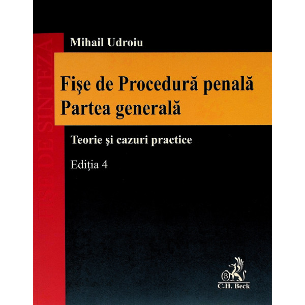 Fise de procedura penala. Partea generala