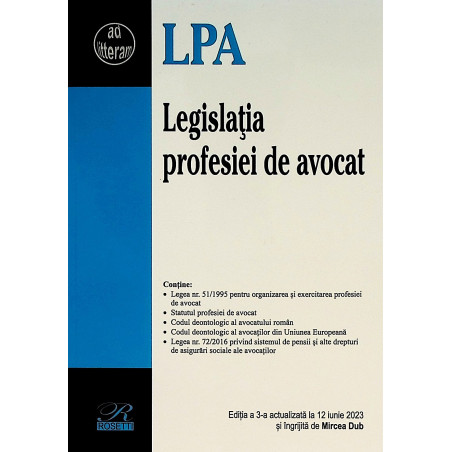Legislatia profesiei de avocat