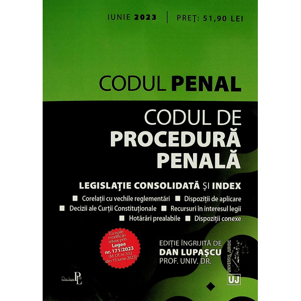 Codul Penal. Codul de procedura penala