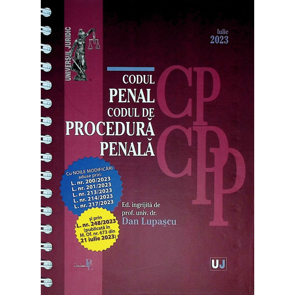 Codul penal. Codul de procedura penala