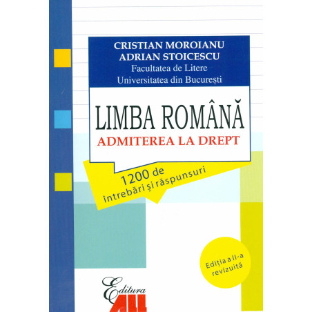 Limba romana. Admiterea la...