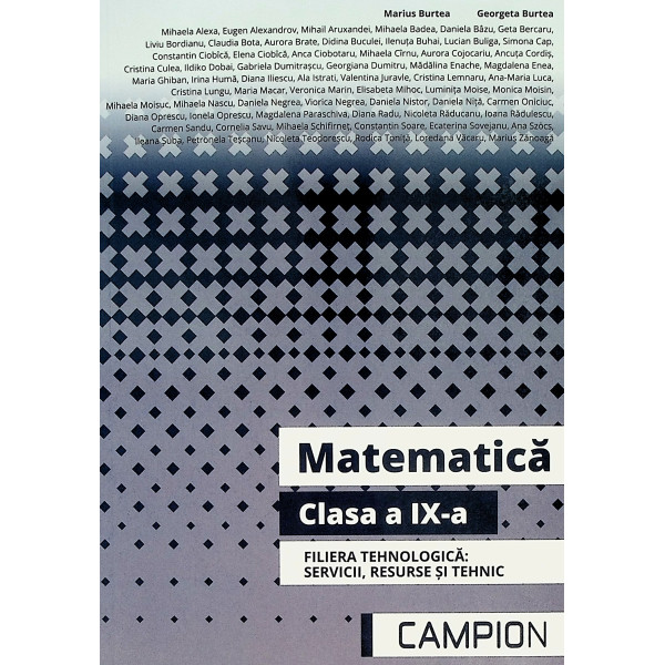 Matematica, clasa a IX-a