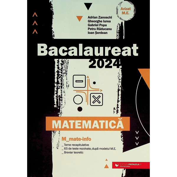 Matematica M_mate-info - Bacalaureat 2024